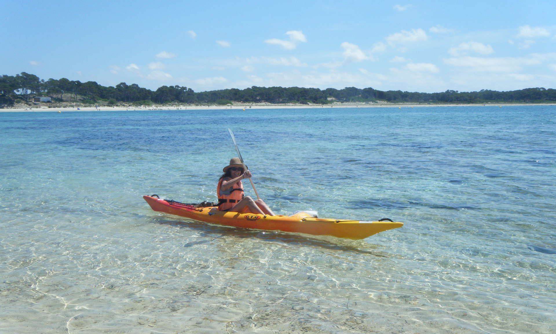 rental kayak in colonia sant jordi